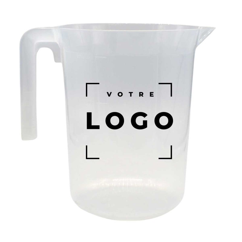 Pichets réutilisables personnalisables – Solidité et visibilité