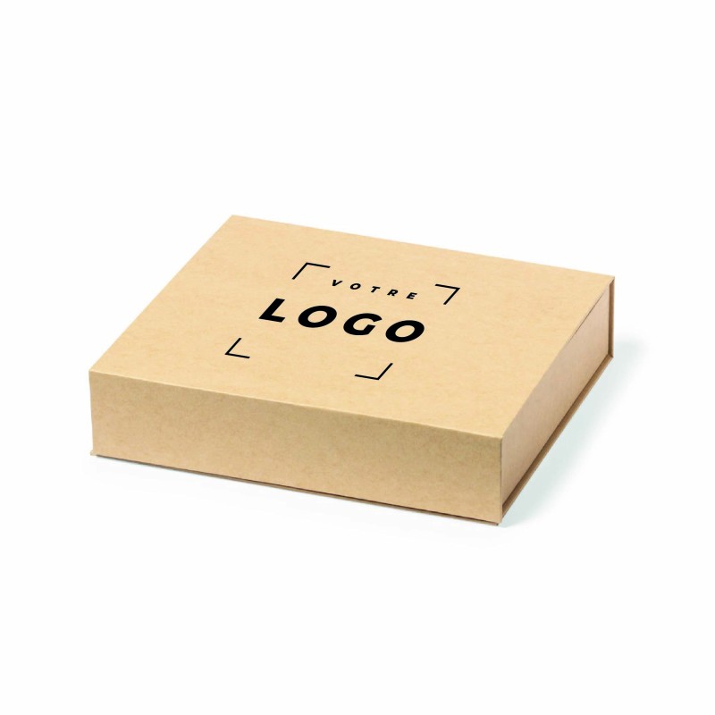 Trophée en verre et bois – Personnalisable, étui kraft