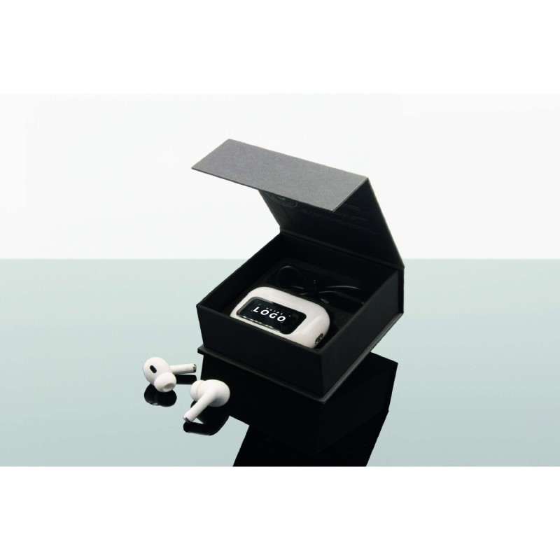 Écouteurs Bluetooth ANC personnalisables – Boîtier tactile et logo