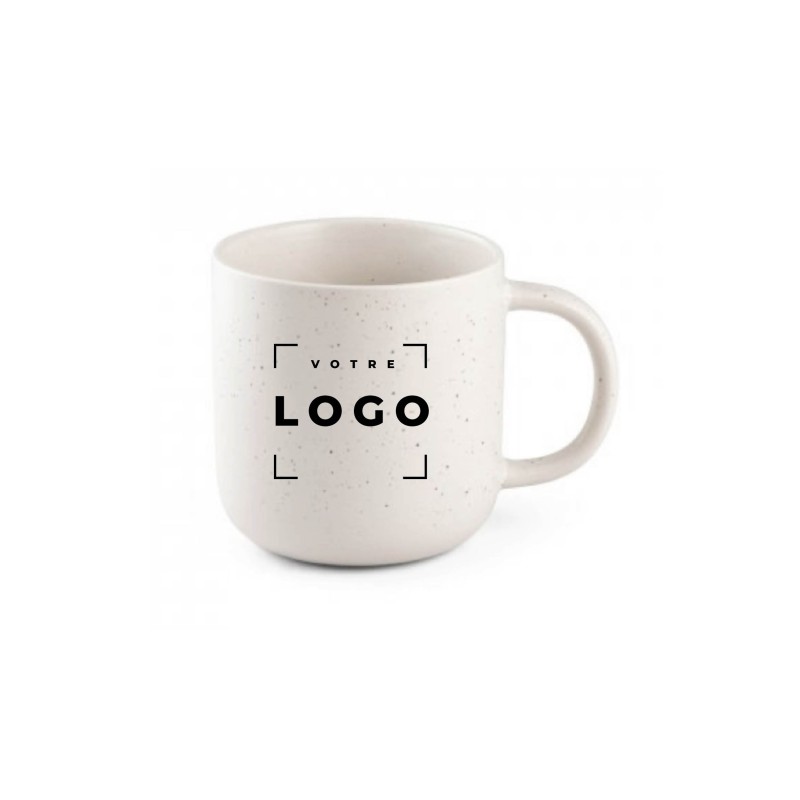 Tasse Céramique Mate Rustique 370 mL – Goodie Personnalisable