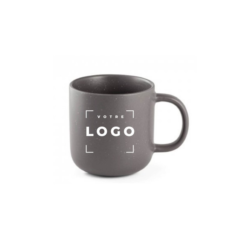 Tasse Céramique Mate Rustique 370 mL – Goodie Personnalisable