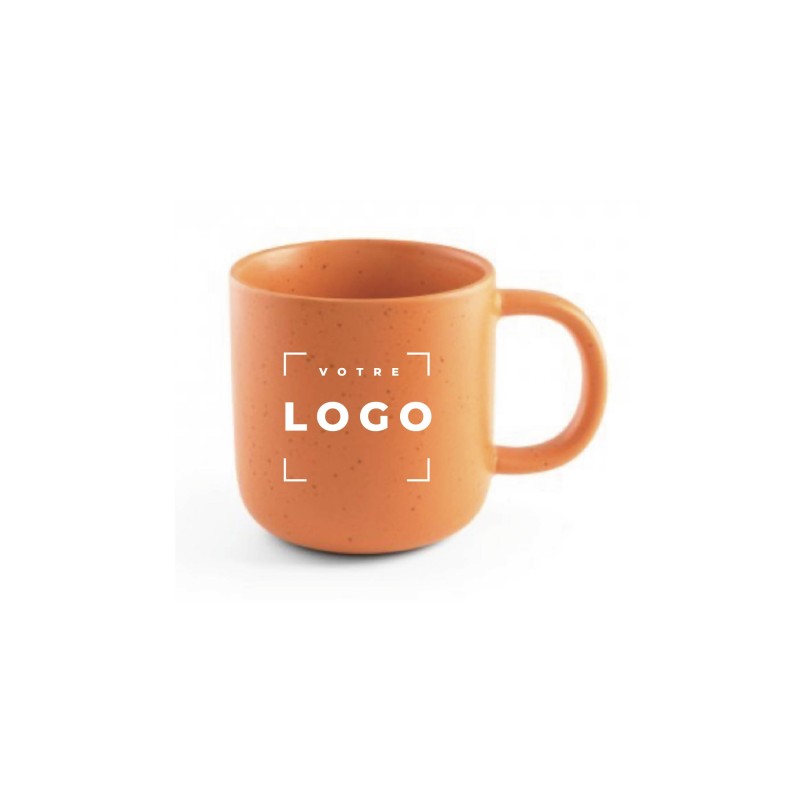 Tasse Céramique Mate Rustique 370 mL – Goodie Personnalisable