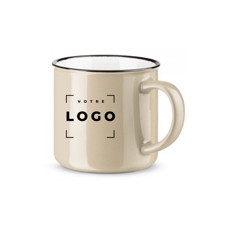 Mug Céramique 340 mL Personnalisable – Cadeau Entreprise Durable