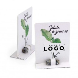 Gélule à graines personnalisable | Support écologique et innovant