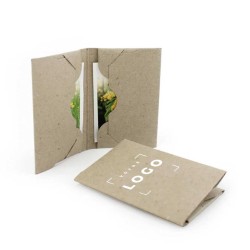 Porte-carte en carton recyclé avec graines | Goodie écologique