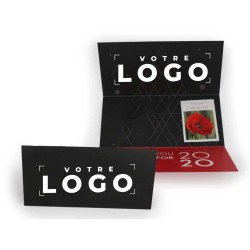 Carte personnalisée avec sachet de graines | Goodie écologique