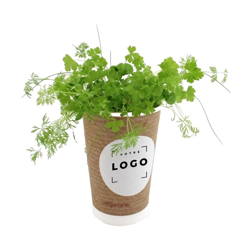 Kit de Plantation Écoresponsable en Gobelet Double Paroi