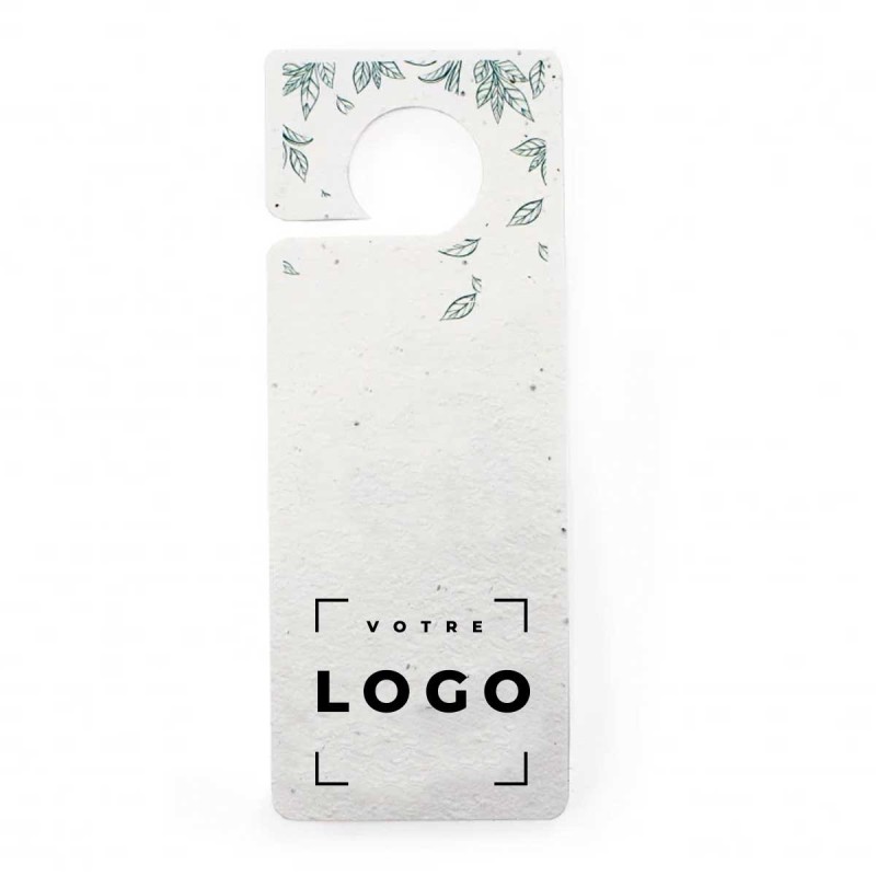 Papier Graines à Accrocher | Goodies Écologiques Personnalisables