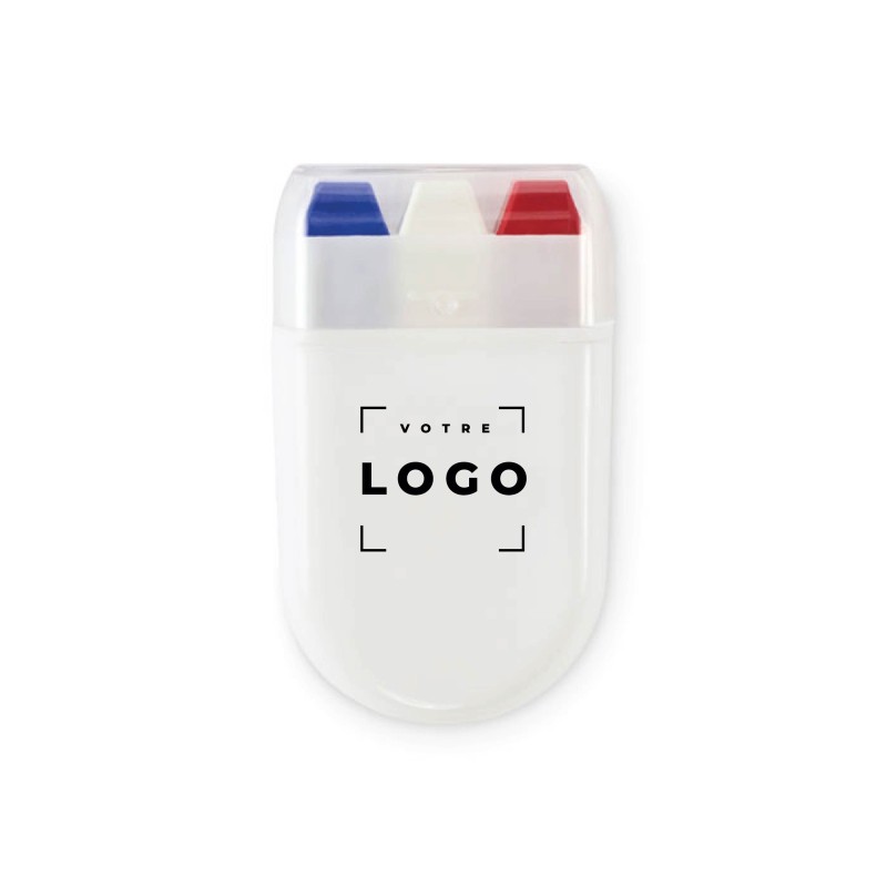 Bâton maquillage tricolore personnalisé – Goodies événementiel