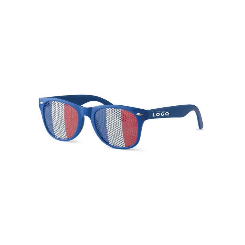 Lunettes de soleil tricolores personnalisées – Goodies événementiels