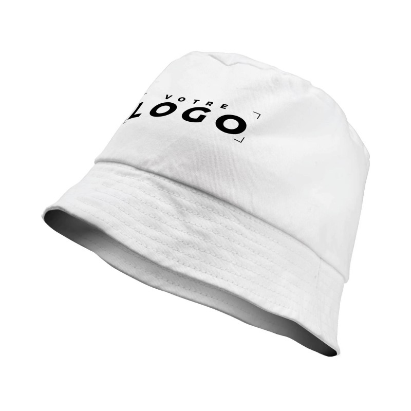 Bob coton sergé personnalisable – Goodies textile entreprise