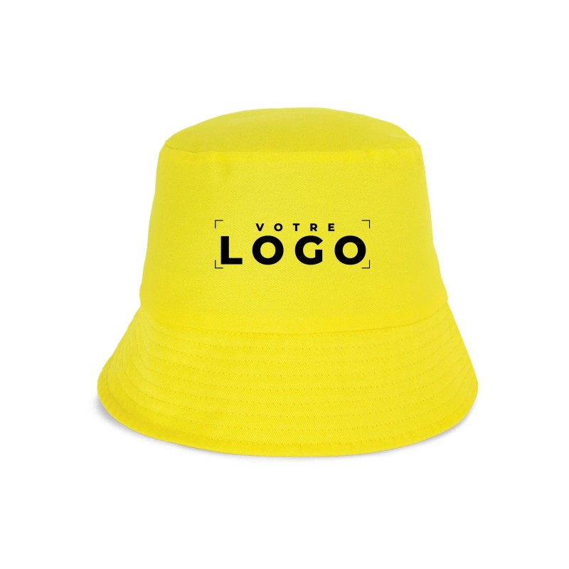 Bob coton sergé personnalisable – Goodies textile entreprise