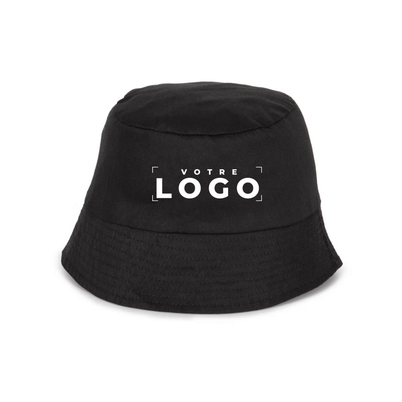 Bob coton sergé personnalisable – Goodies textile entreprise
