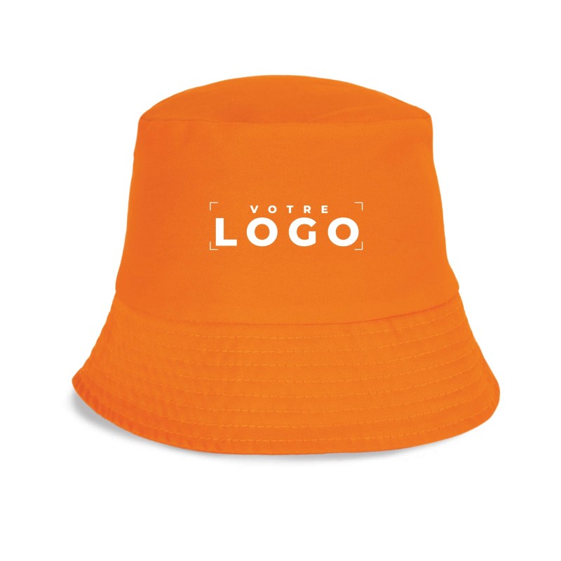 Bob coton sergé personnalisable – Goodies textile entreprise