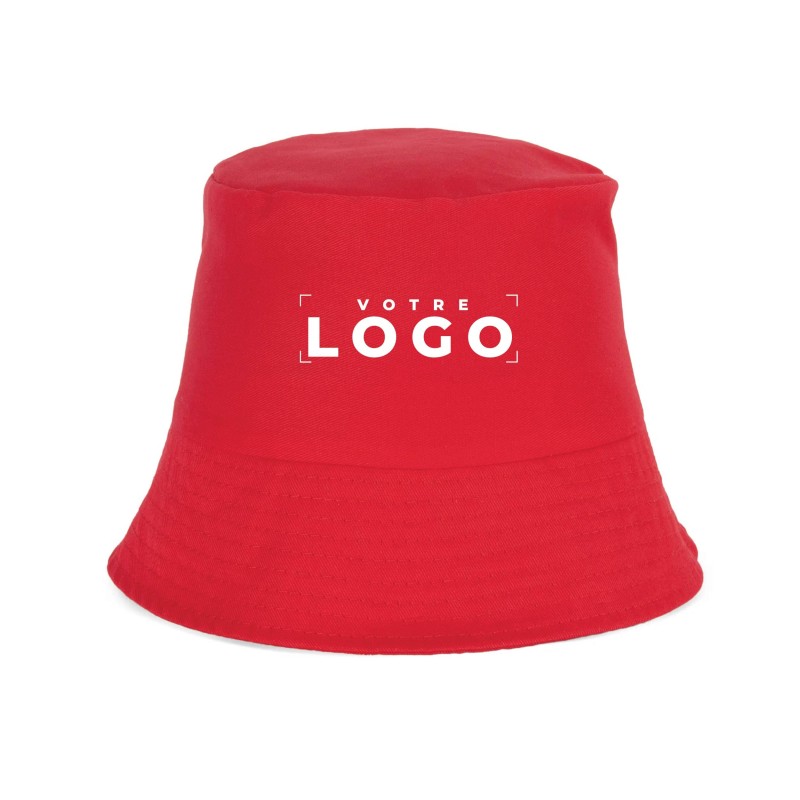 Bob coton sergé personnalisable – Goodies textile entreprise