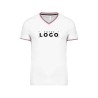 Tee-shirt col V homme tricolore – Goodies textile entreprise