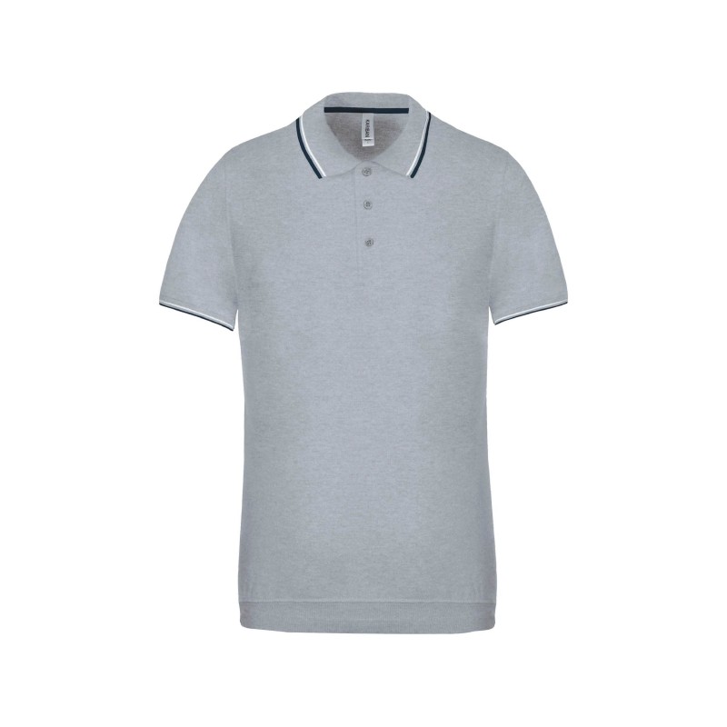 Polo maille piquée homme tricolore – Goodies textile entreprise