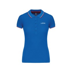 Polo maille piquée femme tricolore – Goodies textile entreprise