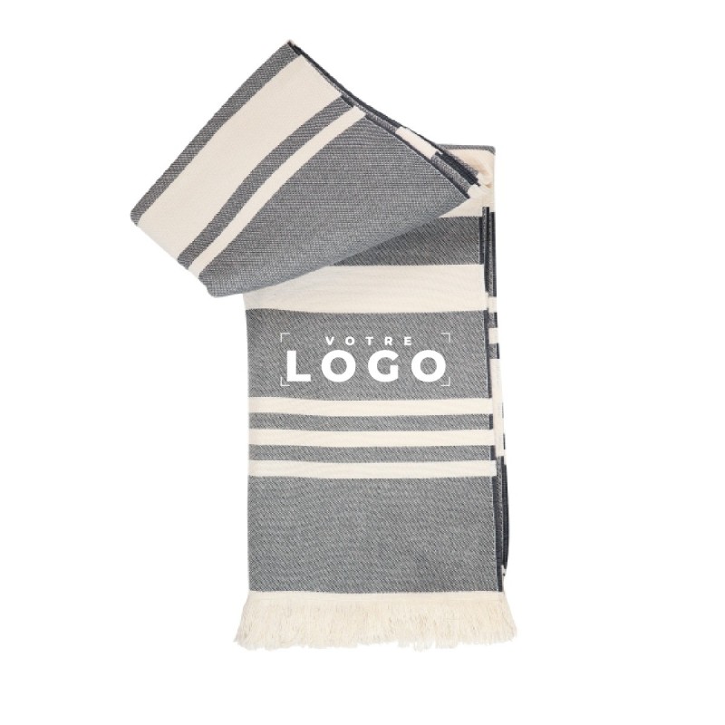 Fouta coton biologique 190g – Fabrication française