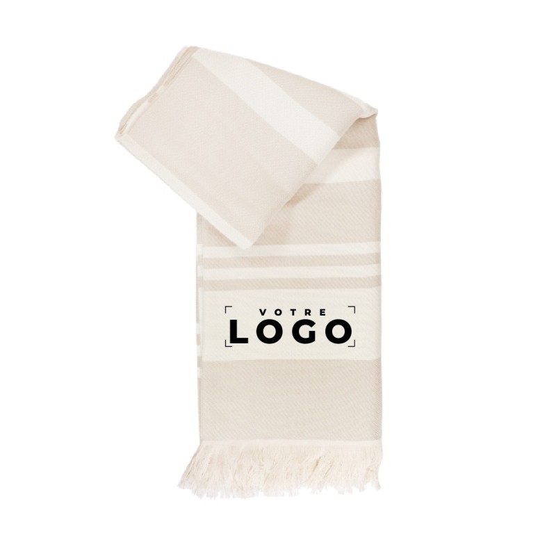 Fouta coton biologique 190g – Fabrication française