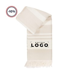 Fouta coton biologique 190g – Fabrication française