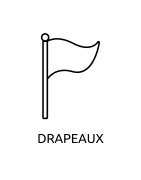 Drapeaux et fanions personnalisés | Supports de communication visibles